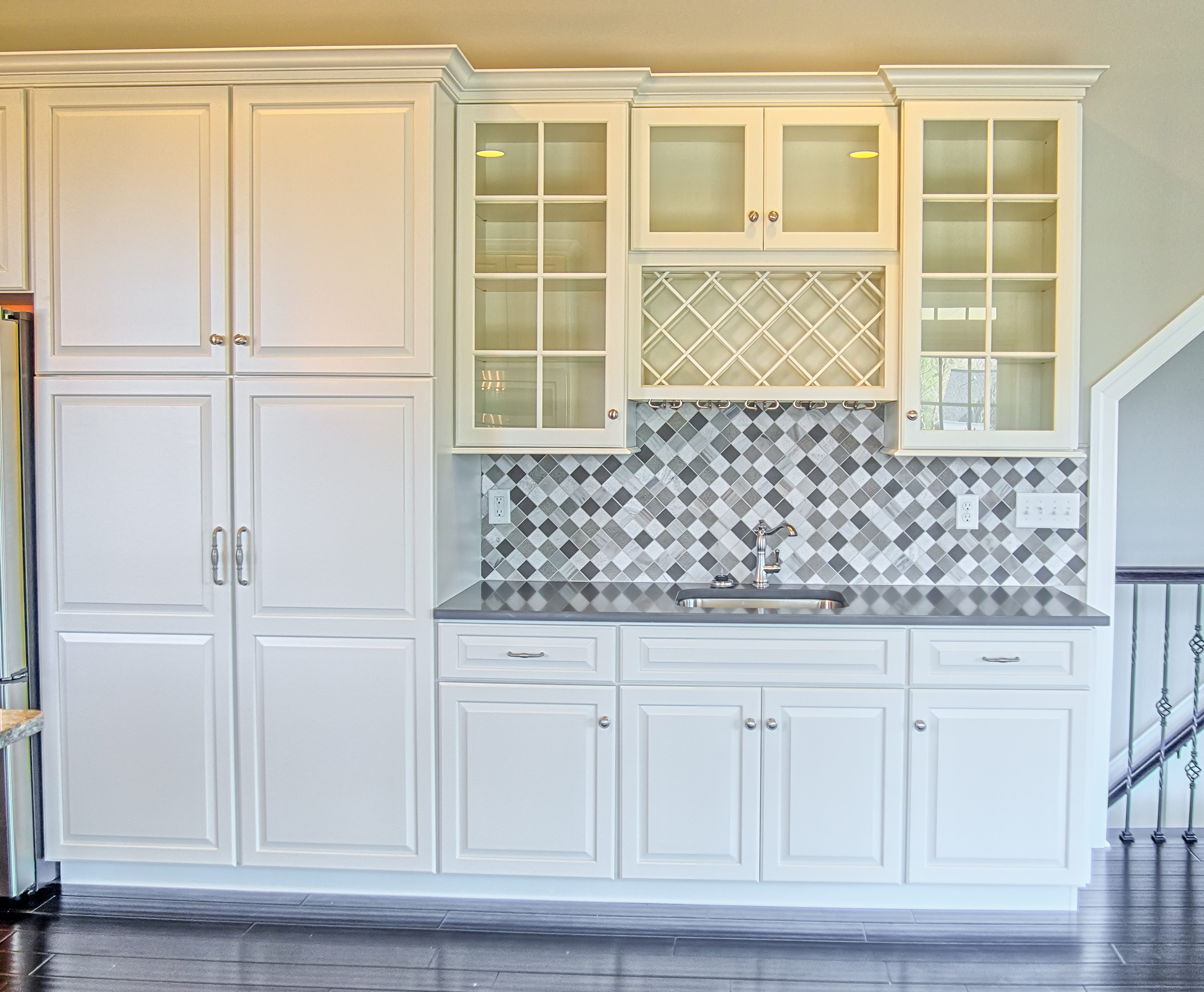 floor-to-ceiling cabinetry