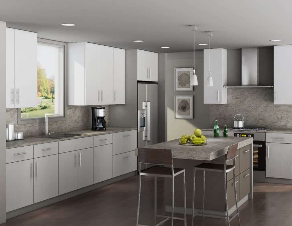 Single Slab Backsplash