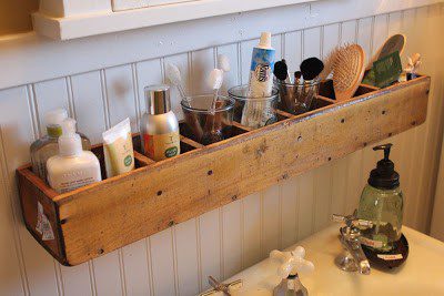 Over the Sink Shelf From Pallet Wood