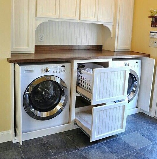 drawers between washer and dryer