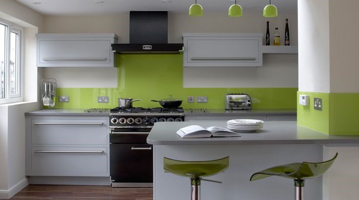 Kitchen with Bold Colors